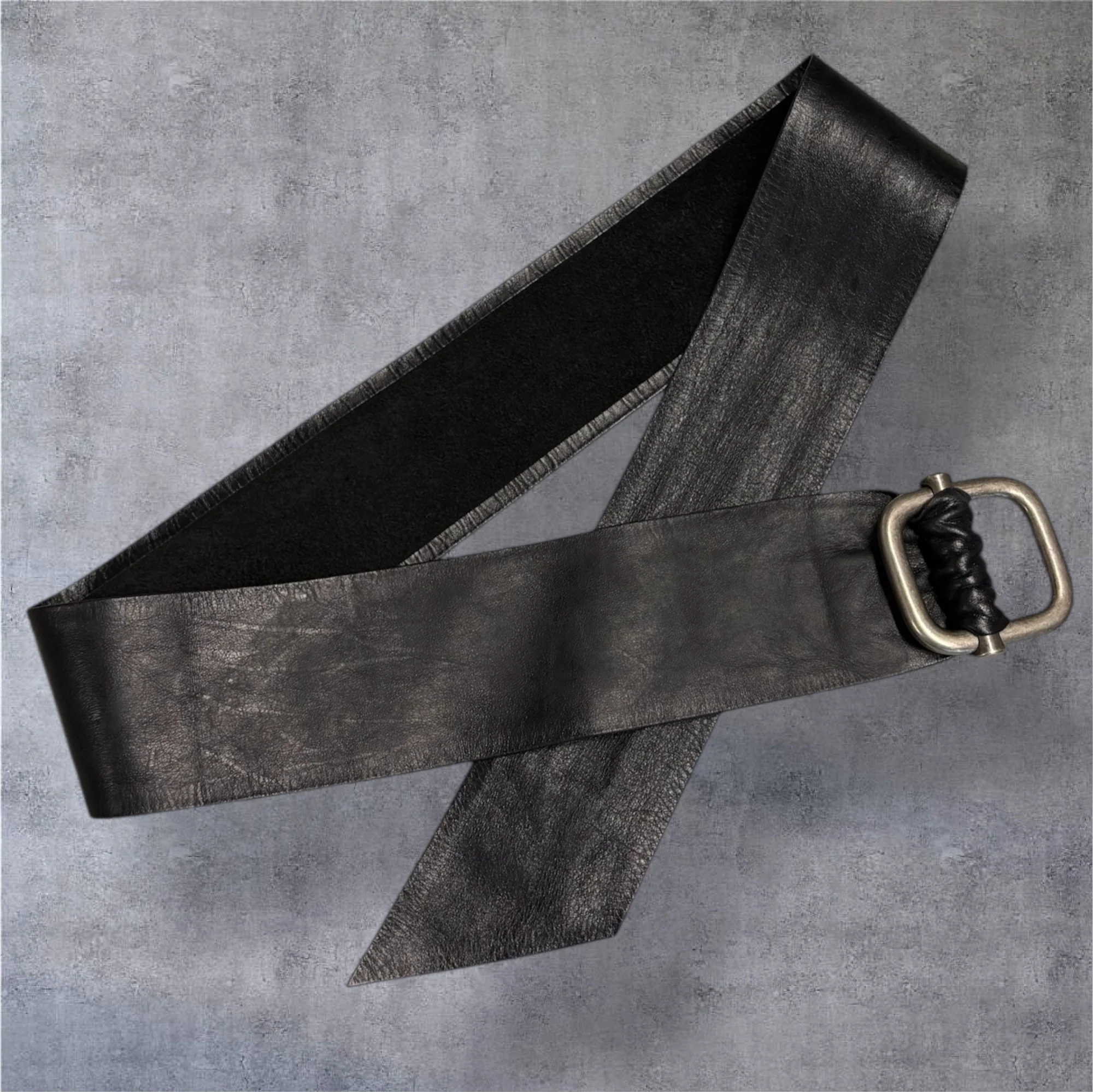 Katrina Made in NZ Black Belt Size M /12 - Image 2