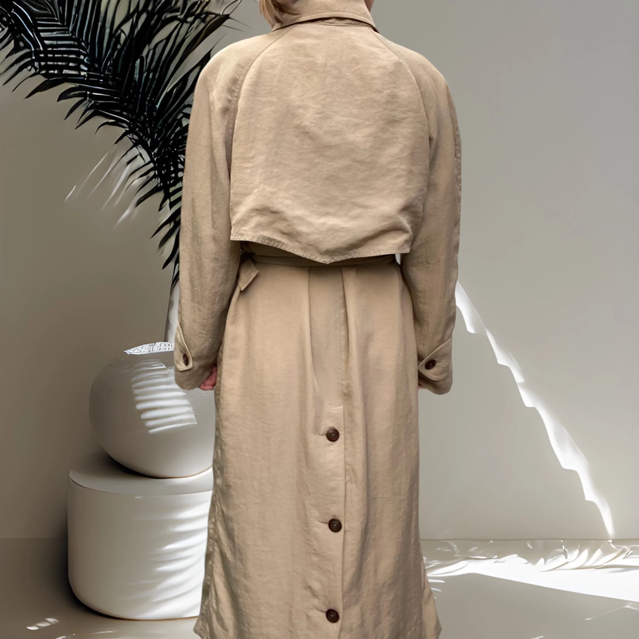 Charli Trench Coat Size 12 - Image 2