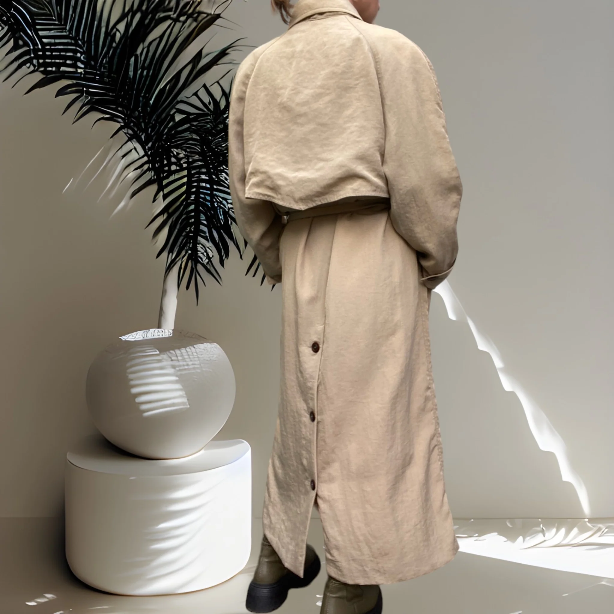 Charli Trench Coat Size 12 - Image 5
