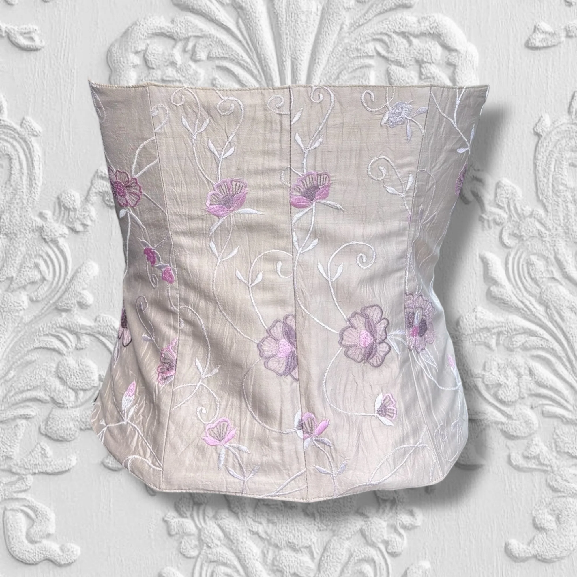 Floral corset top  Size S/ 10 - Image 6