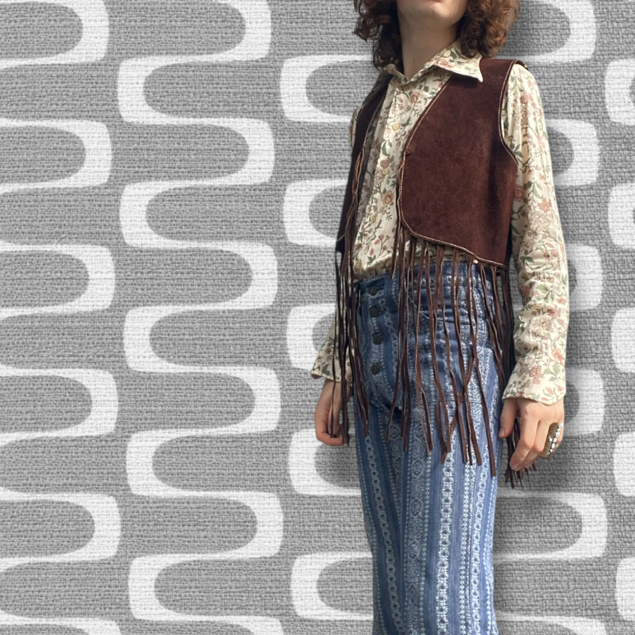 The Fleetwood Fringe Vest Size S/M - Image 5