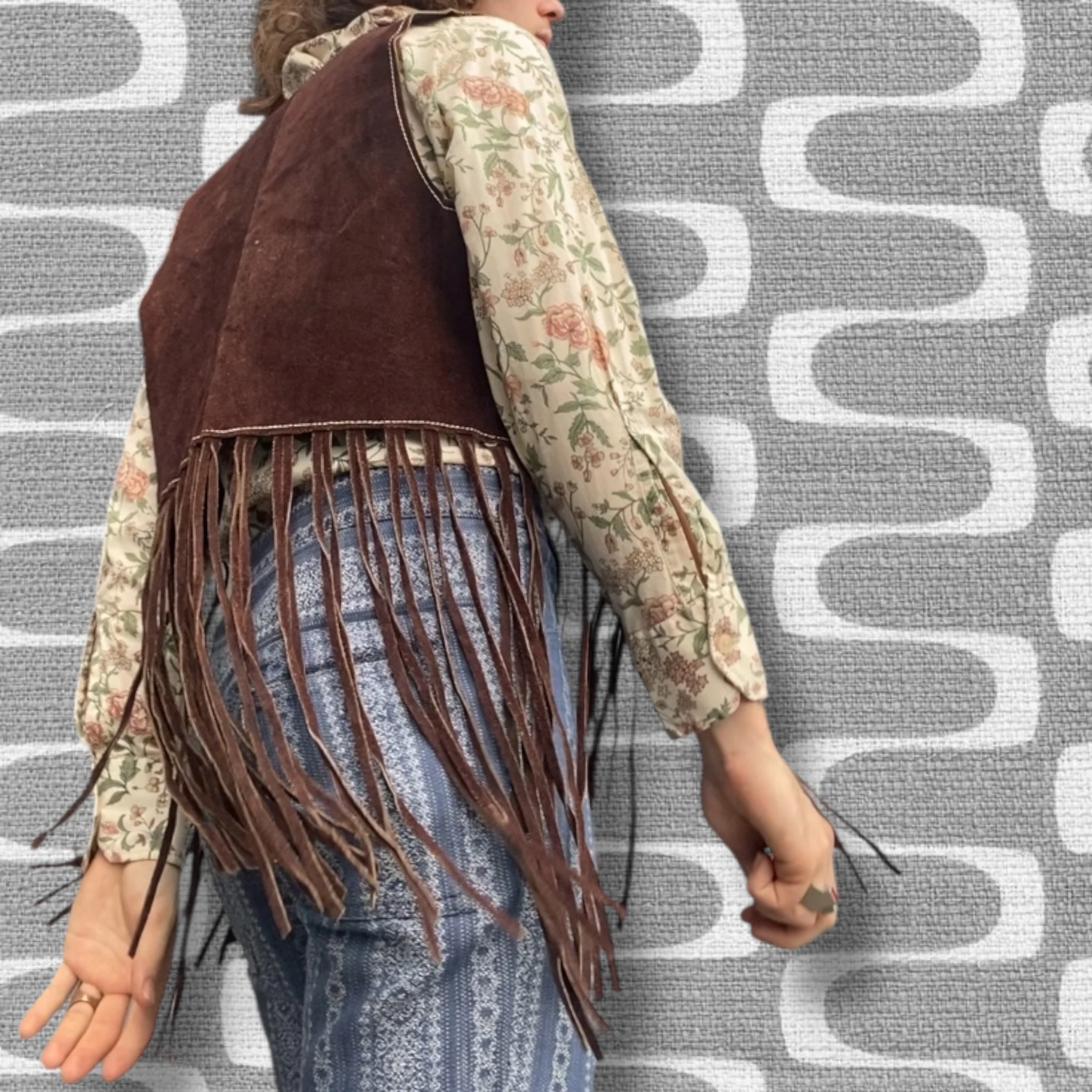 The Fleetwood Fringe Vest Size S/M - Image 6