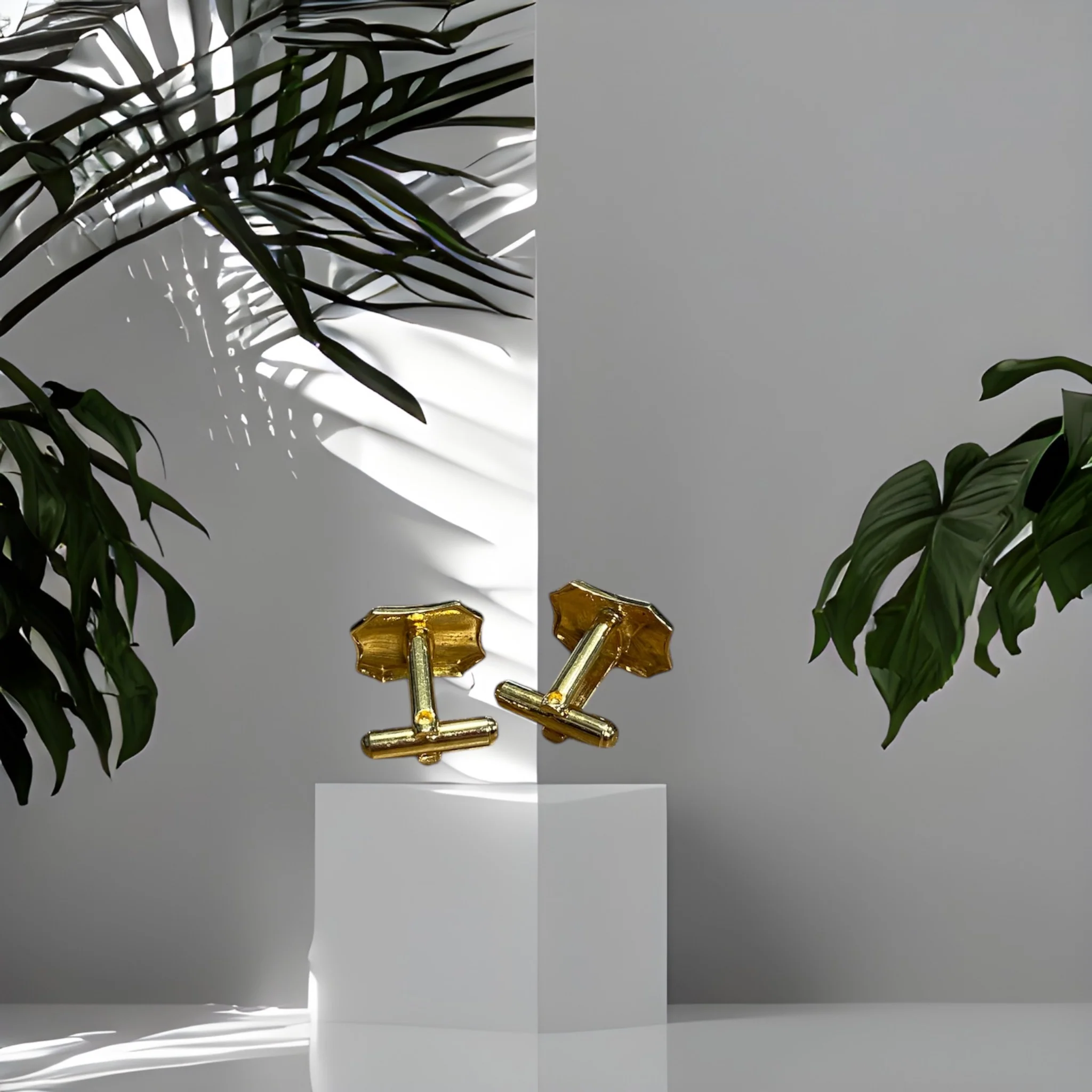 Gold Cuff Links - Image 3