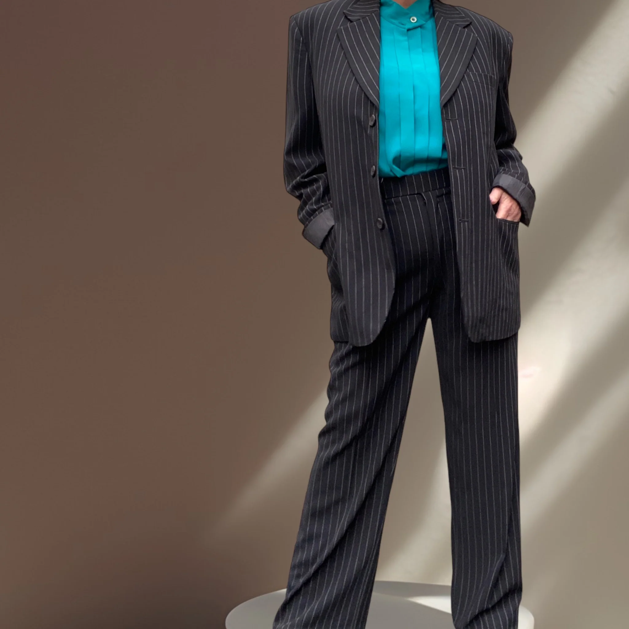Opal Pinstripe Suit Size 14-16 - Image 5