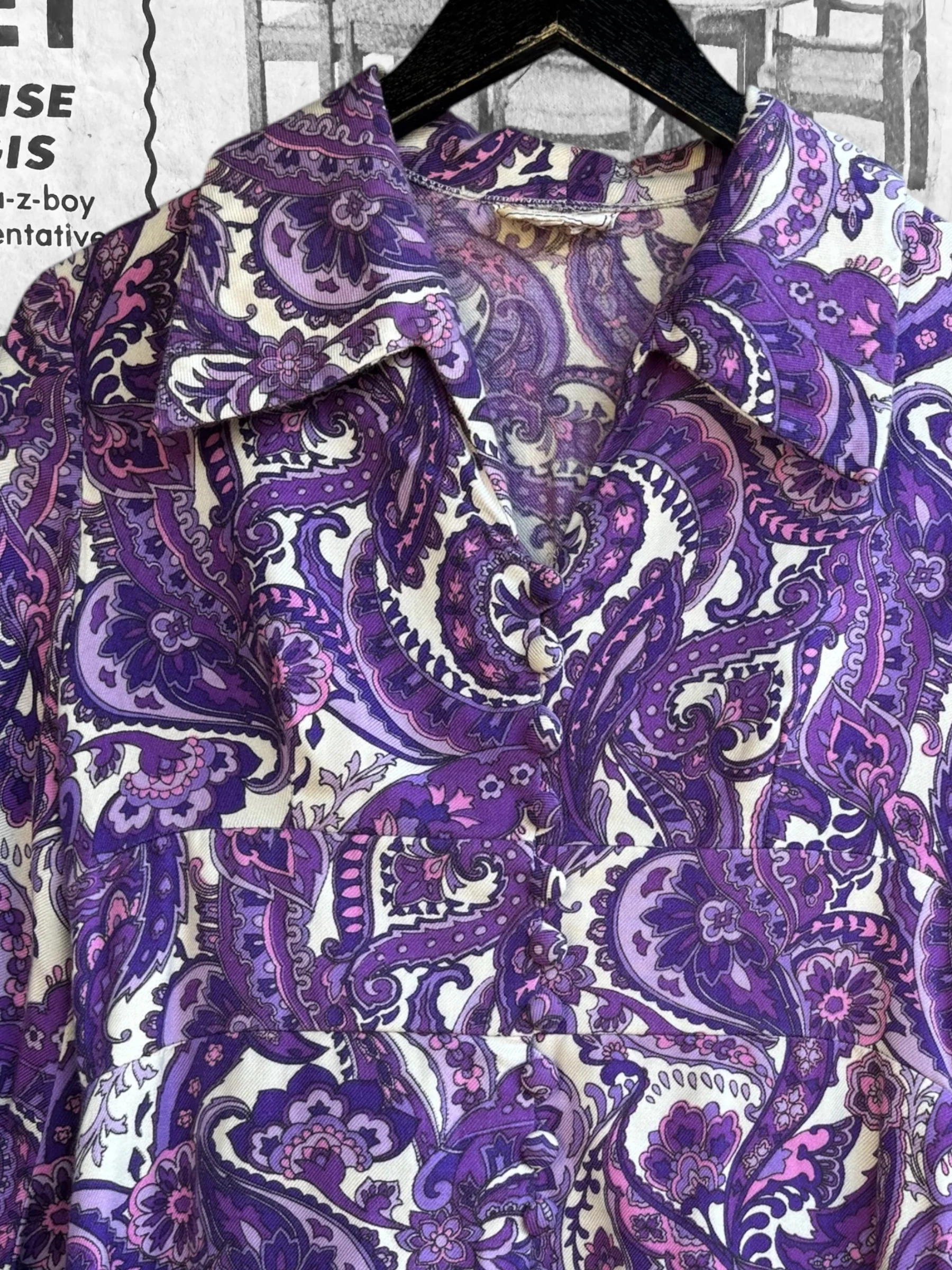 Pat Paisley Dress Size 8 - Image 4