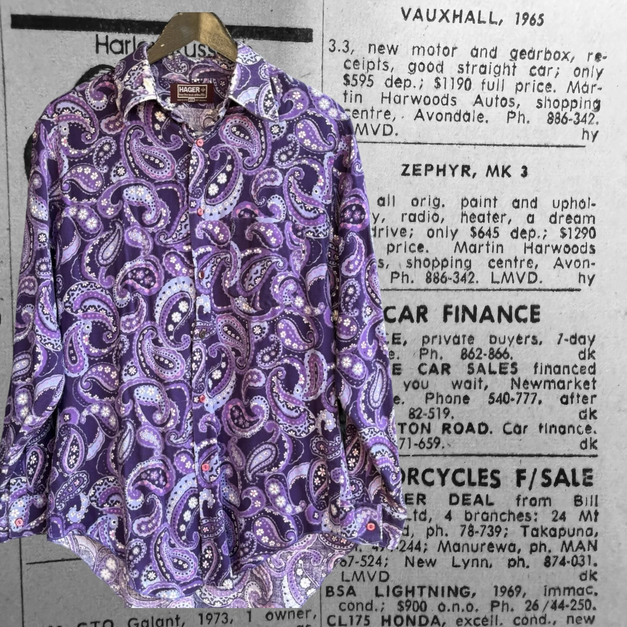 Paul Paisley Shirt Size M - Image 4