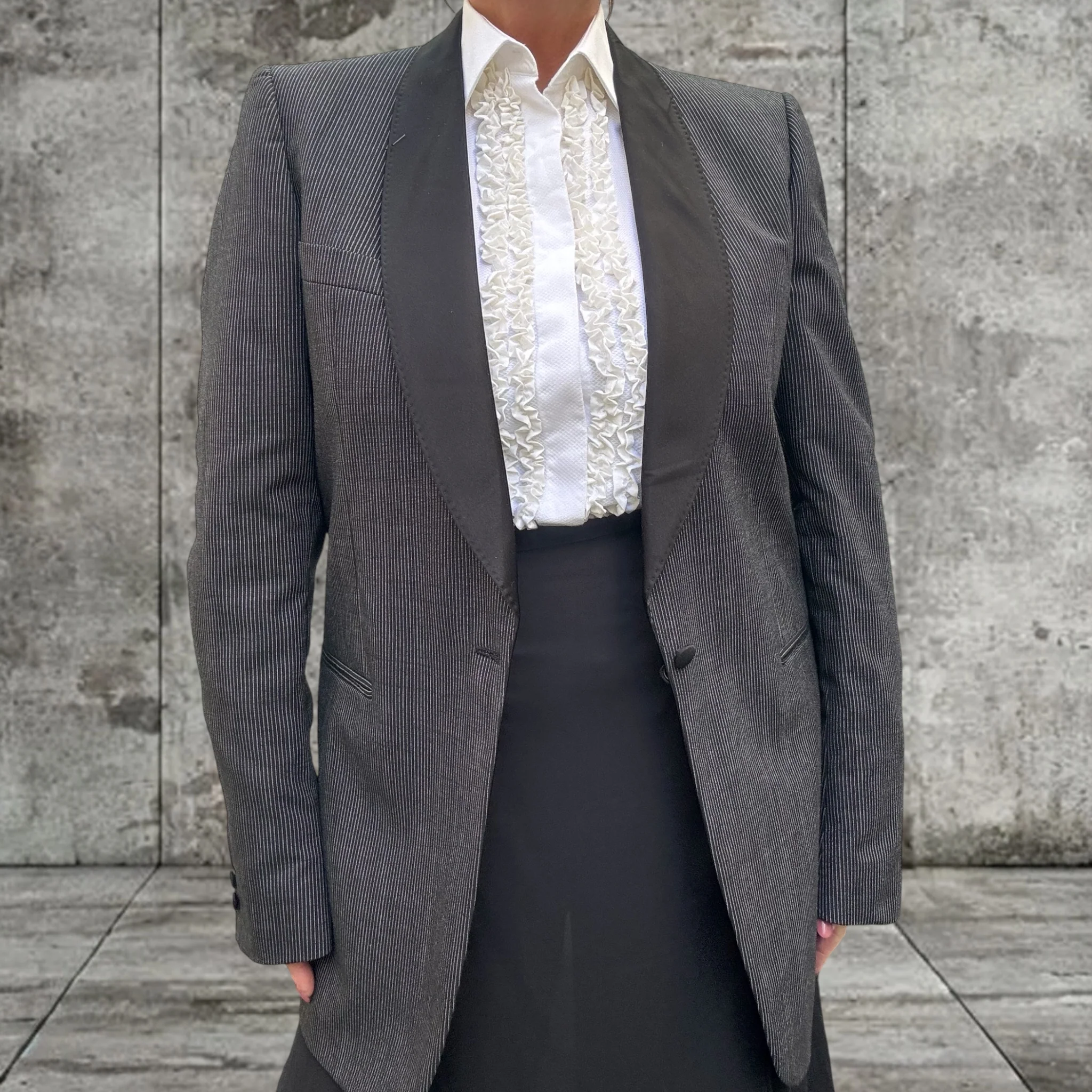 Andy Pinstripe Blazer Size 12 - Image 3