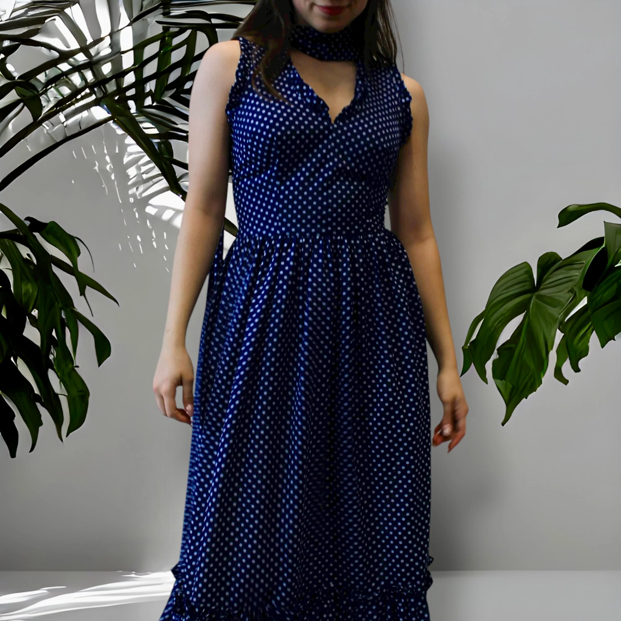 Jennifer Polka Dot Dress Size S - Image 7