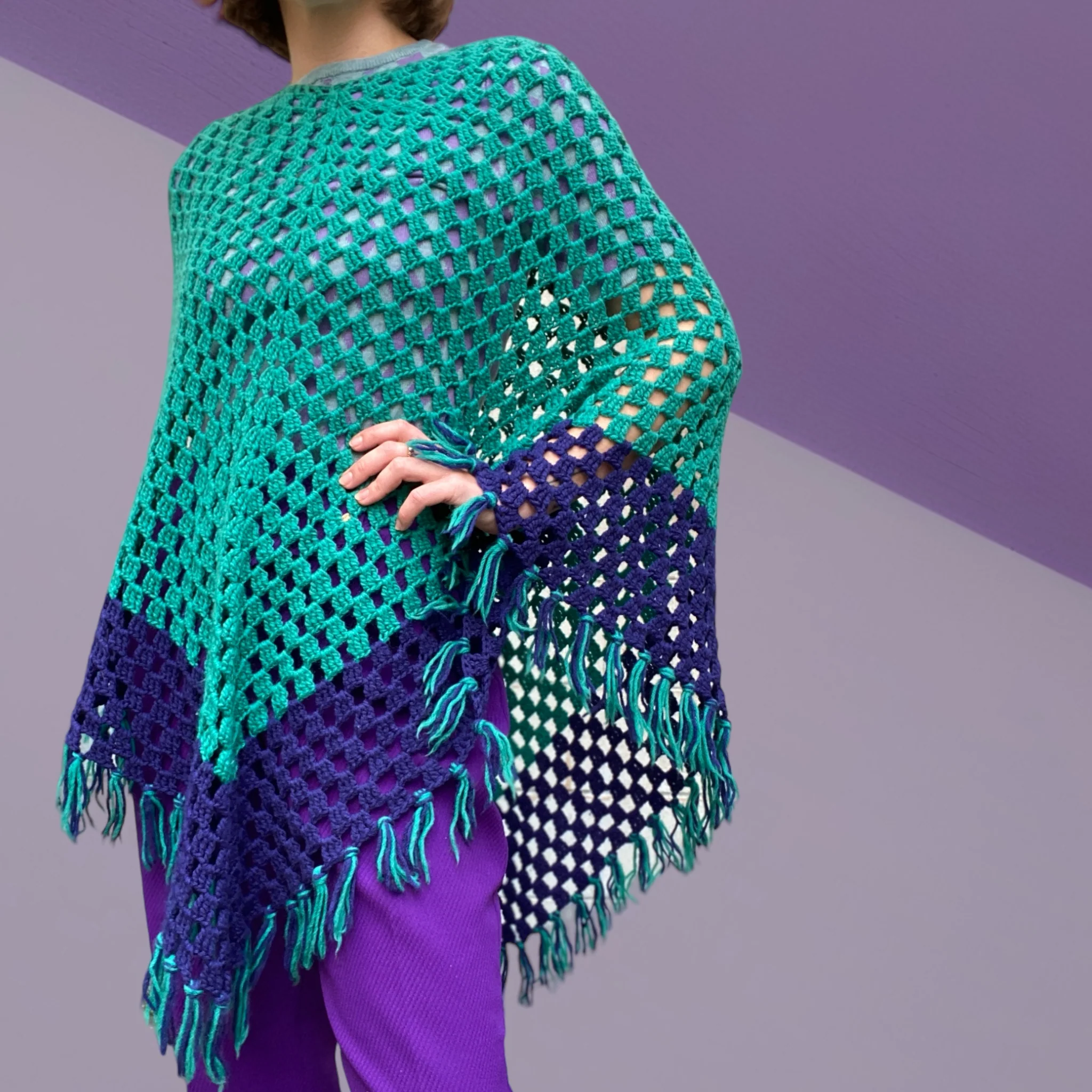 Quanna Crochet Poncho - Image 2