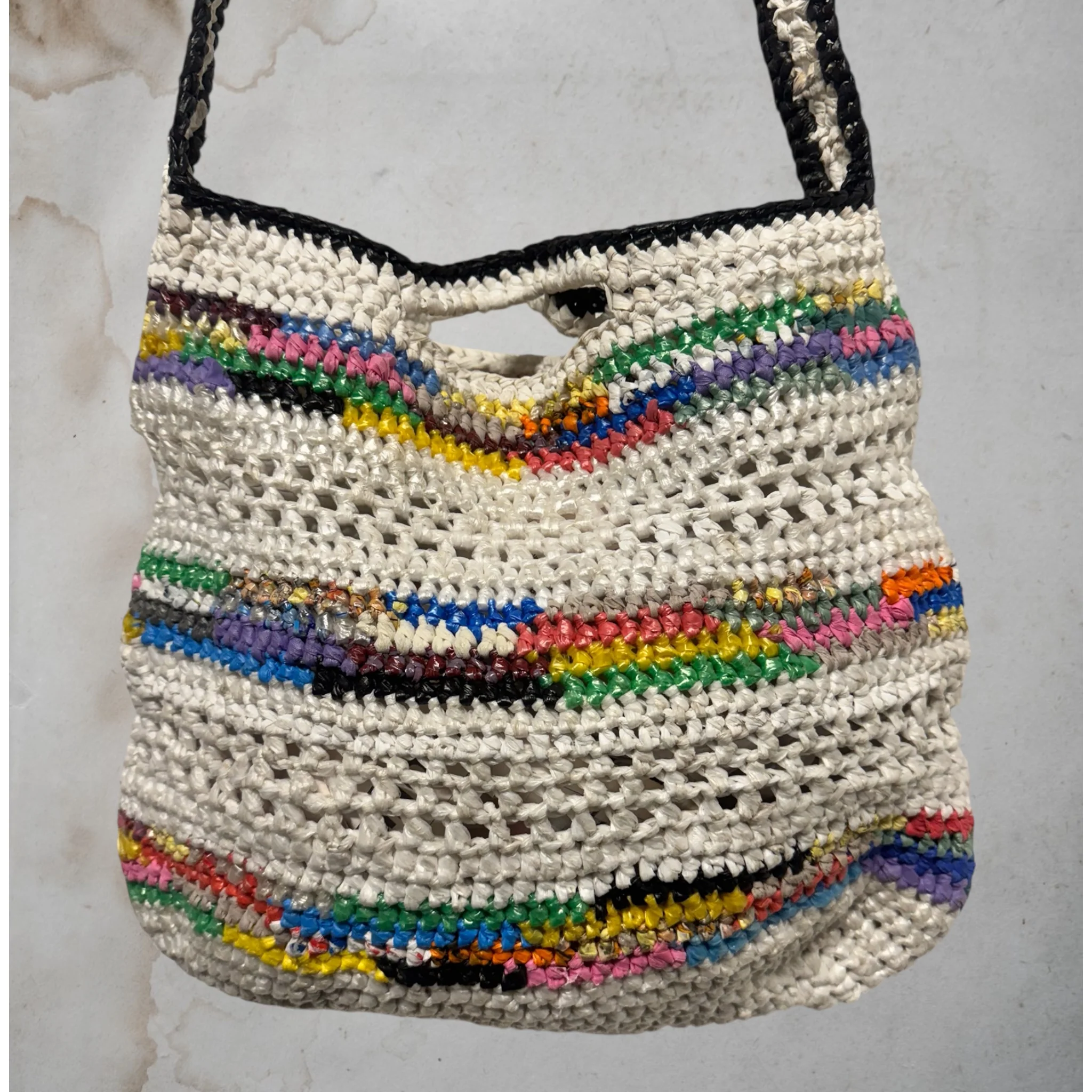 Rainbow Crochet bag Size M - Image 2