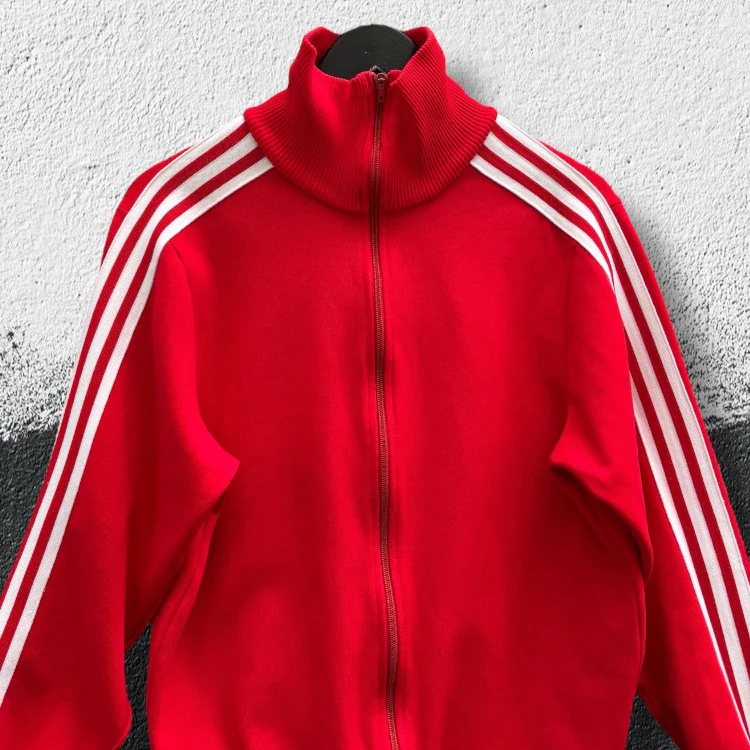 Maxine Red Vintage Adidas Size S - Image 4