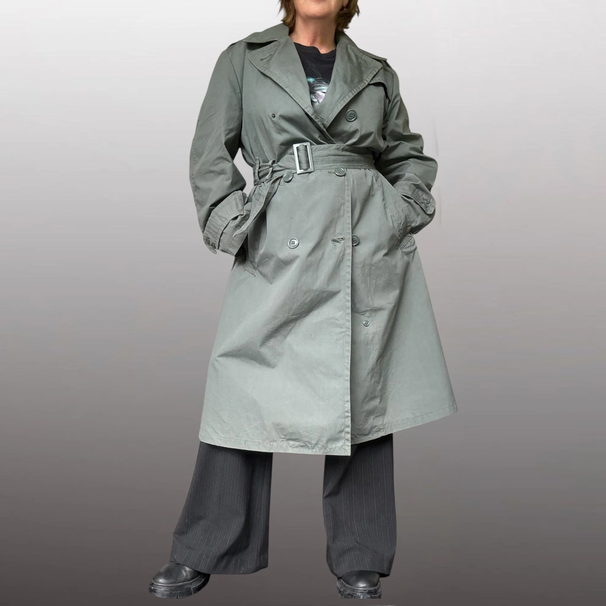 Rolane Army Coat Size 16/L - Image 2