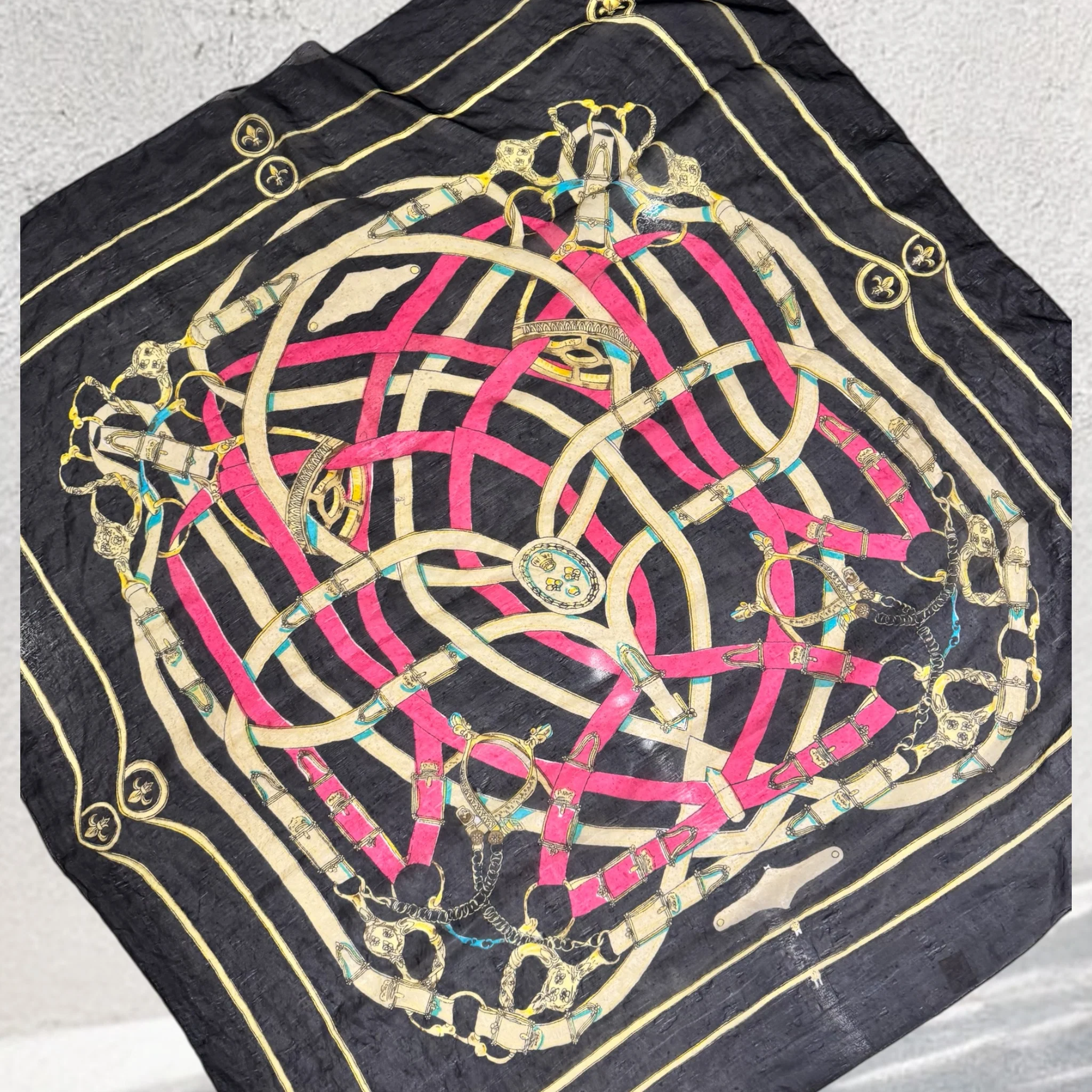 Royal Silk Scarf Large - Image 4