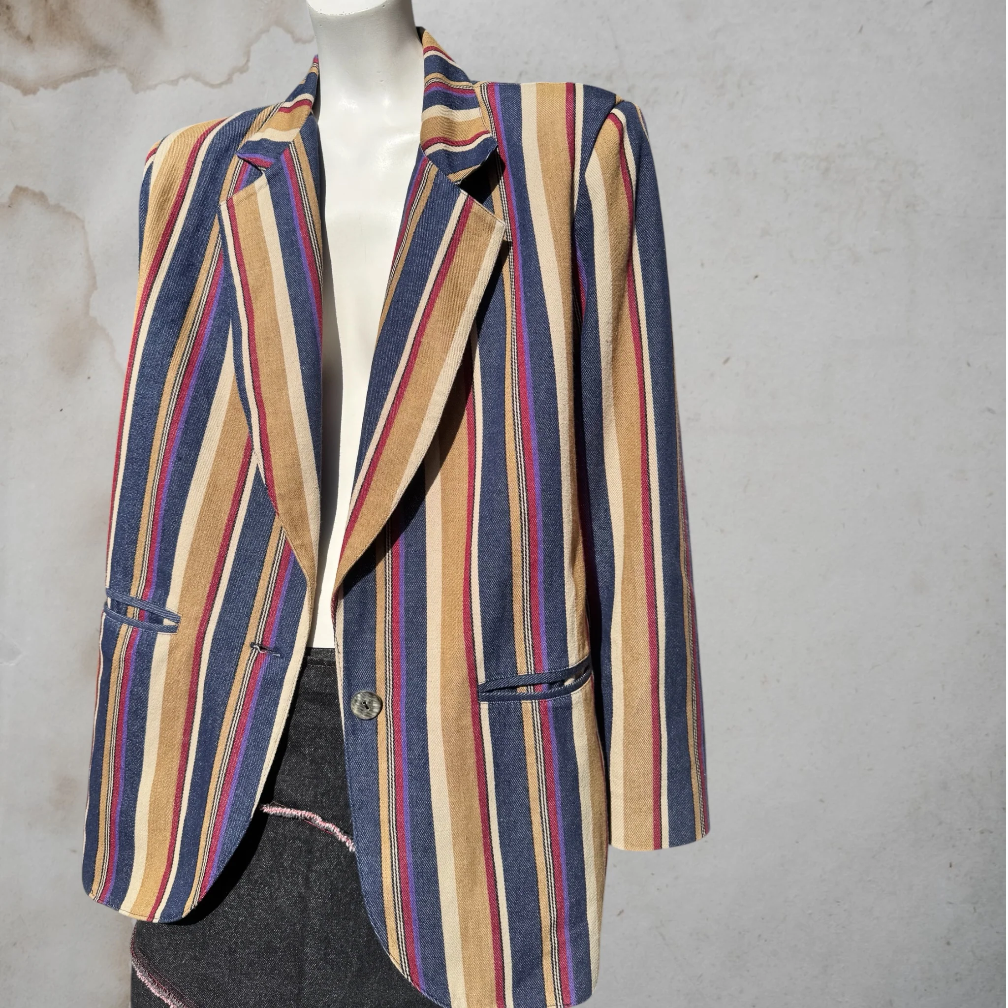 Tiffany Striped Blazer Size 14 - Image 4